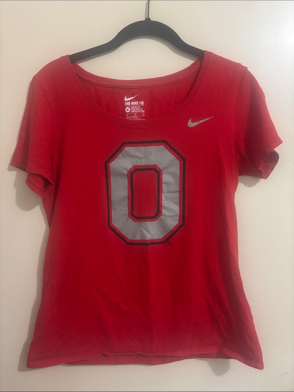 Women’s The Ohio State Red Scoop Neck Tee